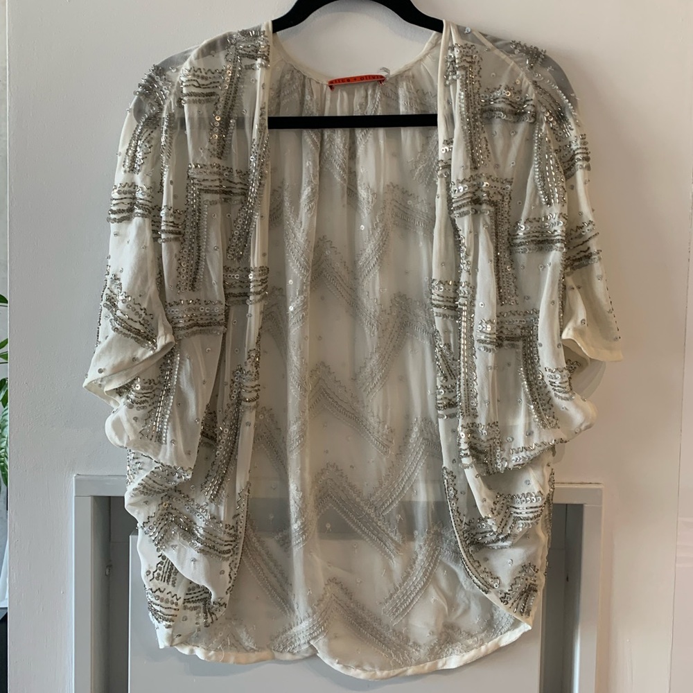 Alice and Olivia sequin Balero
